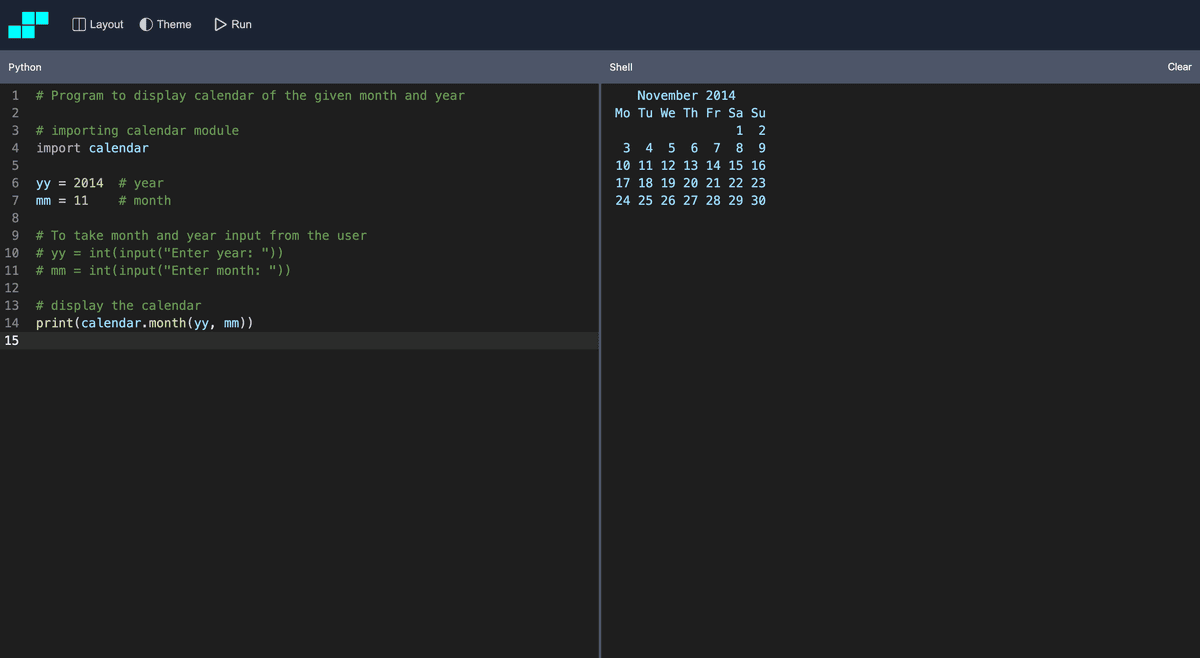 Online Python IDE